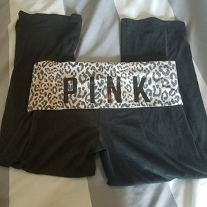 Victoria secret pink yoga capris